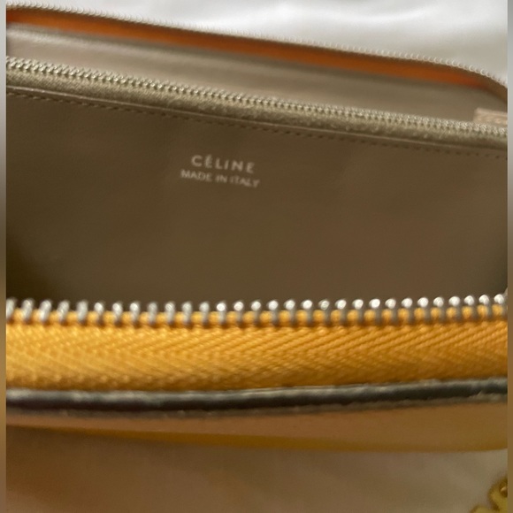 Celine Yellow Zippy Wallet - Picture 4 of 6